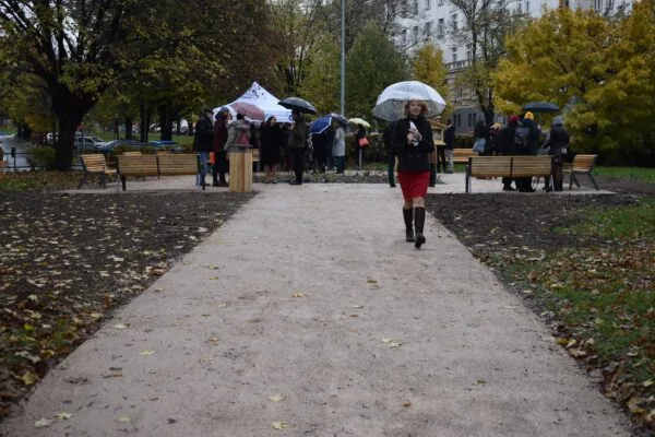 Park Jaroslava Meda – revitalizace prostoru před KTF UK