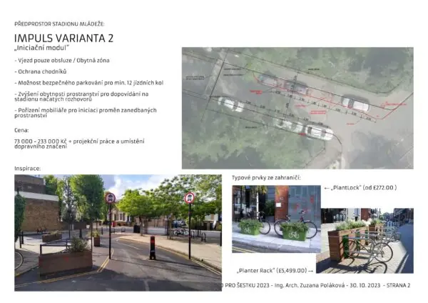 Předprostor Stadionu mládeže