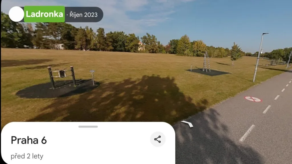 Revitalizace outdoorové posilovny parku Ladronka