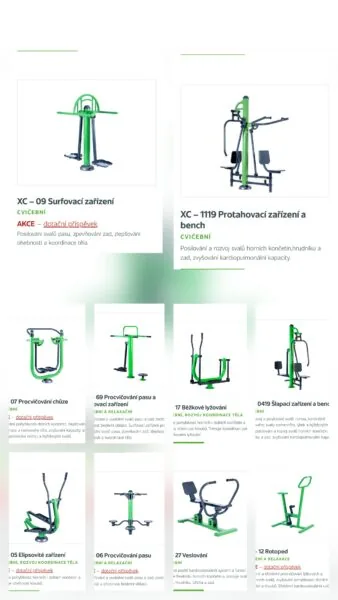 Revitalizace outdoorové posilovny parku Ladronka