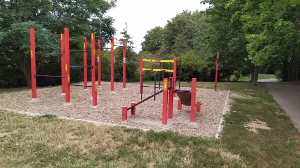 Workout hřiště Hanspaulka
