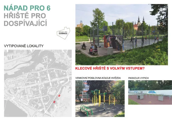 HŘIŠTĚ PRO DOSPÍVAJÍCÍ