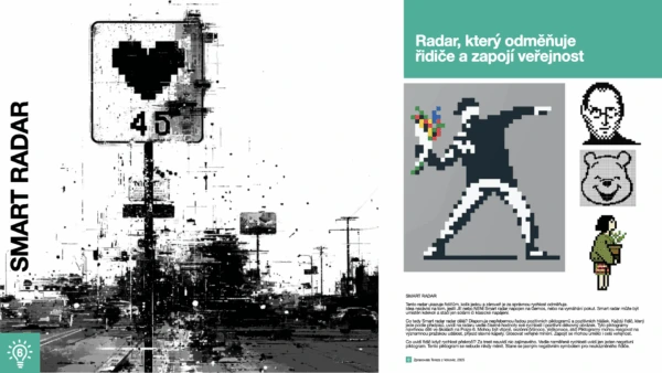 Rychlostní digitální SMART RADAR, který odměňuje řidiče a zapojí veřejnost