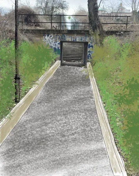 Zlepšení pěší prostupnosti pod tratí z Ořechovky do ulice Glinkova (u kurtů)