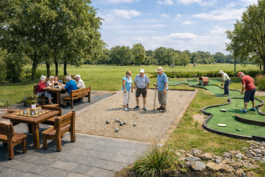 Volnočasové hřiště pro všechny věkové kategorie na Ladronce